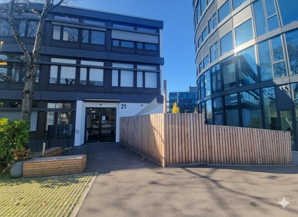 Preiswerter Office space in a Shared Space unit in „THE VIEW“ — Office space im THE VIEW Campus, Ottobrunn / München